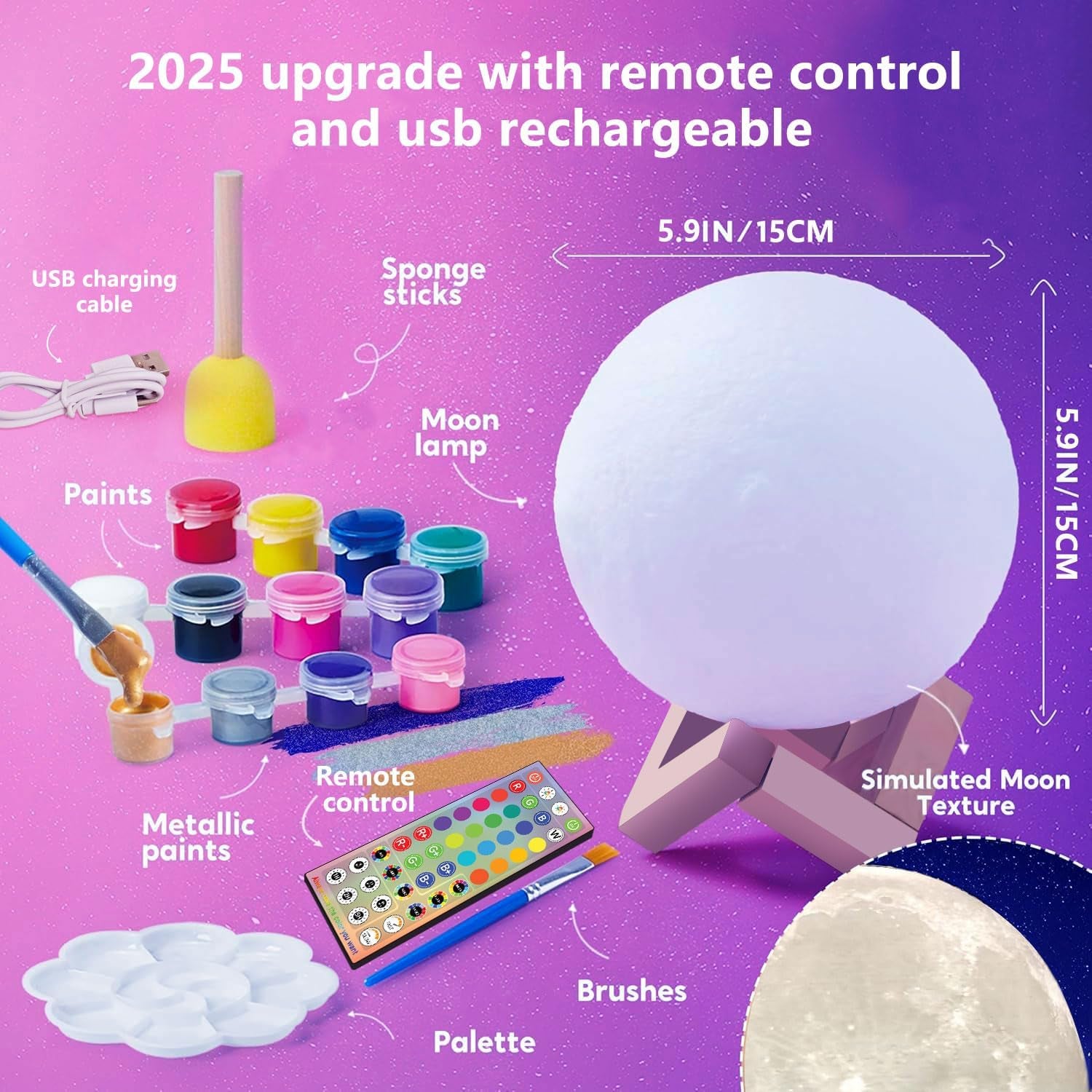 Arts and Crafts Kit, School Activities, Toys Birthday Gifts for Kids Girls Boys
